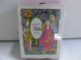 1970 Topper Dawn Doll Case With Doll And Clothing