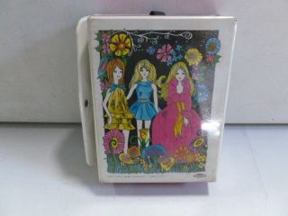 1970 Topper Dawn Doll Case with Doll and Clothing 2