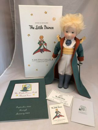 R John Wright The Little Prince Doll Centary Edition St Exupery W/ Box 451/1000
