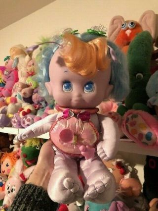 1988 Hasbro B.  A.  B.  Y.  Baby Aliens Belonging To You Feedmepleez Doll with Spoon 2