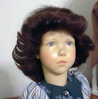 Regina Sandreuter Wooden Doll,  Model " St " 8 Part Jointed 1989 12/25
