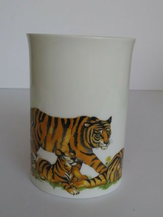 Tiger Gentle Giants By Cherry Denman Dunoon England Bone China Mug 10 Oz