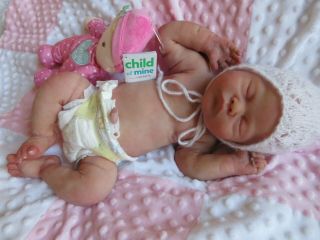 Full Body Ecoflex Solid Silicone Baby Girl - Newborn