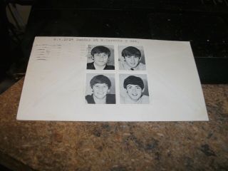 1964 Canada Quebec Conference Fdc With Set Of 4 Beatles Cinderella Stamps