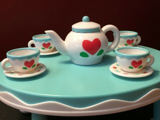 American Girl Bitty Bear And Friends Tea Party Set 1 Plate Missing