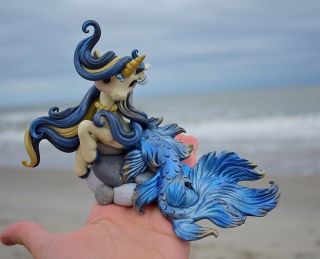 Whisper Fillies HURRICANE The Merfilly Mermaid Figurine Handmade doll CHARITY 3
