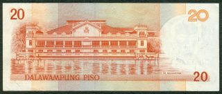 2010 NDS 20 Pesos 1 MILLION Serial No.  DA1000000 Arroyo Philippine Banknote 3
