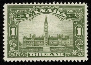 Canada Stamp Scott 159 $1 Parliament Building 1929 H Og Well Centered