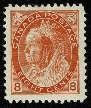 Canada Stamp Scott 82 8c Queen Victoria 1897 H Og Well Centered
