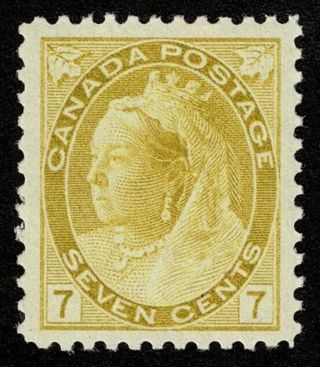 Canada Stamp Scott 81 7c Queen Victoria 1897 Nh Og Never Hinged Well Center