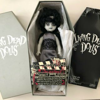 Ldd Living Dead Doll Series 5 Jezebel B&w Closed - Casket Variant
