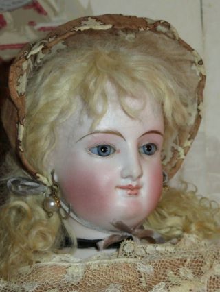 Exquisite 18 1/2 " Antique Bru Smiler Enfantine French Fashion Doll