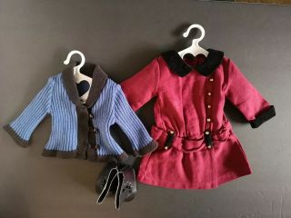 American Girl Rebecca Dress Boots & Sweater