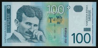 Serbia (p41b) 100 Dinara 2004 Unc