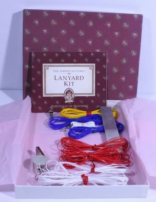 American Girl Pleasant Company Portfolio Pastimes Lanyard Kit Craft Jewelry