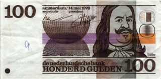 Netherlands - 100 Gulden 1970 P.  93a