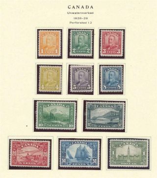 Canada 1928 Scroll Issue Mlh - Sc 