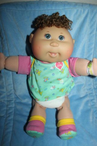 Cabbage Patch Kids Play Along Pa - 9 Curly Brown/hazel Avon Babies Girl Doll