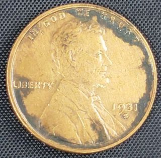 1931 S Lincoln Wheat Penny 1 Cent 1c