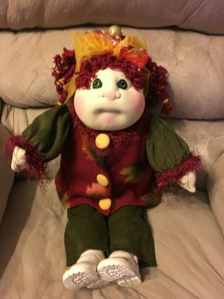 Papered 2005 Christmas Holi Edition Soft Sculpture Cabbage Patch Xavier Roberts