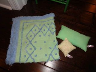 American Girl Kit Tufted Bedding Bed Set Comforter Quilt Pillows
