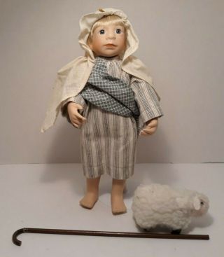 Ashton Drake THE SECOND SHEPHERD Oh Holy Night Nativity Porcelain Doll Figure 3