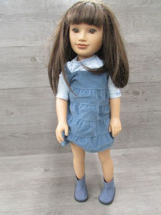 Karito Kids Give Doll Gia Hazel Eyes American Girl Blue Shirt & Dress