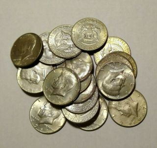 1965 - 1969 Roll Of 20 Kennedy 40 Silver Half Dollars
