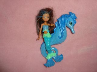 2009 Mattel Barbie In A Mermaid Tale Stylist Doll Seahorse Blue