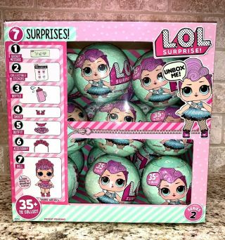 Untouched Box Case Of 18 Lol Surprise Series 2 Wave 2 Vhtf Miss Punk Balls