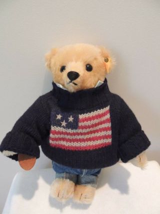 Vintage Steiff Ralph Lauren Polo Bear The American Bear Limited Edition 406225