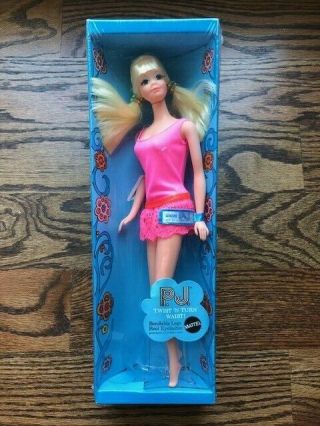 Vintage Mod Pj Twist & Turn Barbie Doll 1118 - - Never Removed -