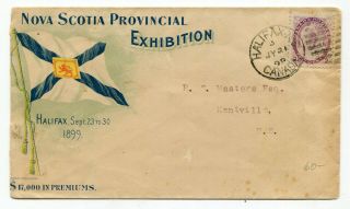 Canada Ns Nova Scotia - Halifax 1899 Provincial Exhibition - Advertising Cover