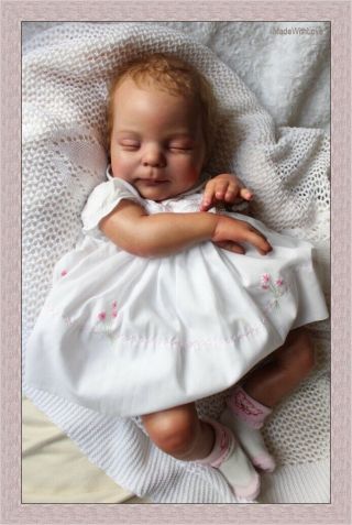 Madewithlove - Realistic Reborn Baby Doll Girl Heather By Donna Rubert 22 " Long