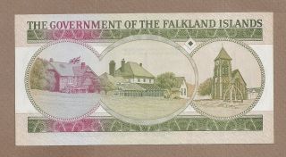 FALKLAND ISLANDS: 10 Pounds Banknote,  (UNC),  P - 14a,  01.  09.  1986, 2