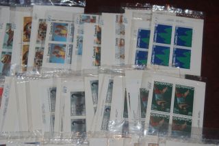 Canada NH Plate Block packs,  $200.  16 face value FV Discount Postage 3