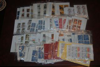 Canada Nh Plate Block Packs,  $203.  52 Face Value Fv Discount Postage