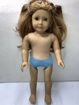 American Girl Doll 18” Red Hair Gray Hazel Eyes