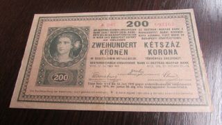 Austria - Hungary 200 Kronen