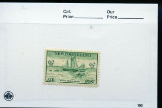 Newfoundland C16 News From Home 60 Cents Airmail C3 - 3