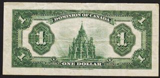 1923 $1 Canadian Dominion Note DC - 25n 2