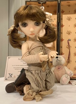 Berdine Creedy Love Is Lola Yosd Bjd 10 " Resin Doll Ltd 40,  Trunk Boneka