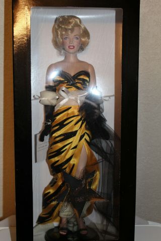 Franklin Marilyn Monroe 7 Year Itch Tigress Gown Vinyl Portrait Doll