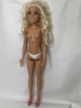 Mattel 28 " Barbie Doll Large Size Nude