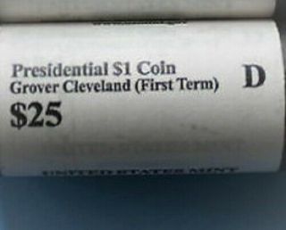 2012 - D Grover Cleveland - Presidential Dollar (first Term) Roll