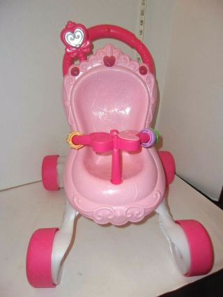Mattel Little Mommy Bedtime Baby Doll Glow Light - Up Stroller Musical Toy
