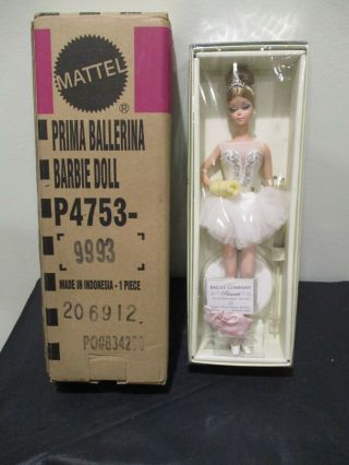 Prima Ballerina Silkstone Barbie Doll 2009 Bfc Exclusive Mattel P4753 Nrfb