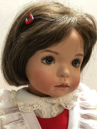 13.  5” Porcelain Artist Doll Geri Uribe Hand Painted “jenny” By Dianna Effner 13’