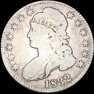 1832 Capped Bust Half Dollar Nicely Circulated Philadelphia High End 50c Silver