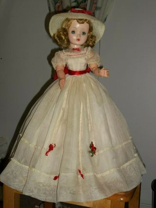 Pretty Cissy In 2095 1955 Sheer Organdy Summer Gown Alexander Doll